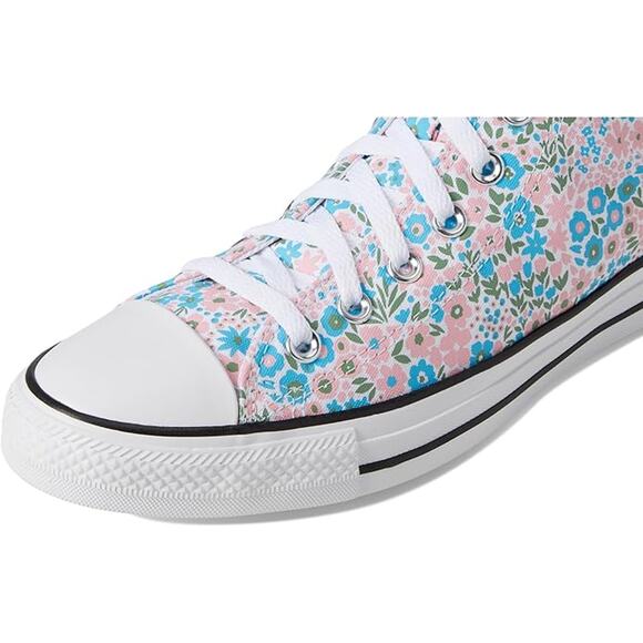 NWT Converse Uni Chuck Taylor All Star HighTop Sneaker,White/Gnarly Blue-M3/W5 - Picture 4 of 7